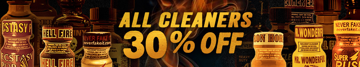 September '26 · 30% off all cleaners (1251×236)